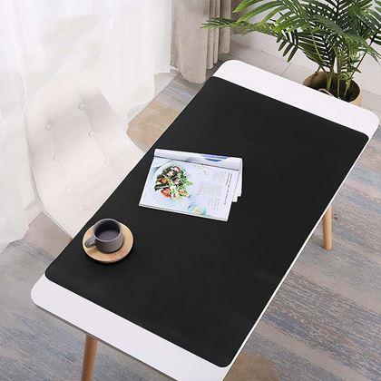 Kép valamiből Prémium műbőr egér- és billentyűzetalátét 80x40 cm - fekete