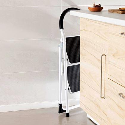 Kép valamiből Összecsukható fém fellépő, 2 lépcsőfokos, 83 cm