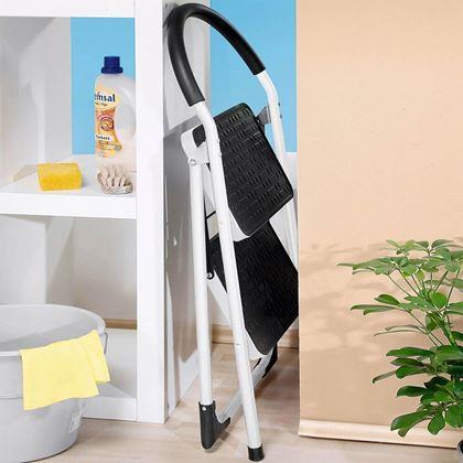 Kép valamiből Összecsukható fém fellépő, 2 lépcsőfokos, 83 cm