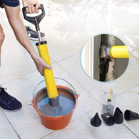 Kép valamiből Kinyomó fugázópisztoly 4 fúvóka
