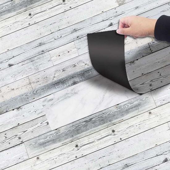 Kép valamiből Öntapadós fólia bútorra és padlóra, 3m - vintage szürke deszkák