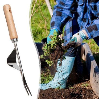 Kép valamiből Gyomkiszedő rugós vasszerkezettel és fa nyéllel