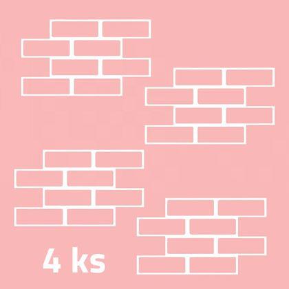 Kép valamiből Fali sablonok 4 db - tégla