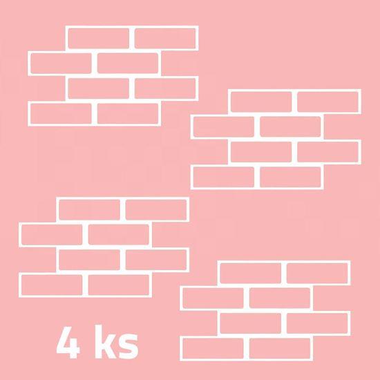 Kép valamiből Šablony na malování zdi 4 ks - cihly