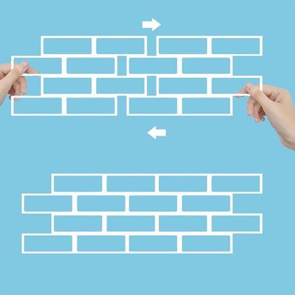 Kép valamiből Fali sablonok 4 db - tégla