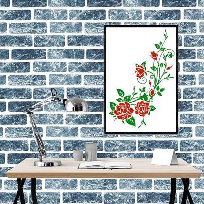 Kép valamiből Fali sablonok 4 db - tégla