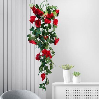 Kép Műnövény csüngő virág 90 cm