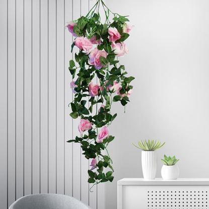 Kép Műnövény csüngő virág 90 cm