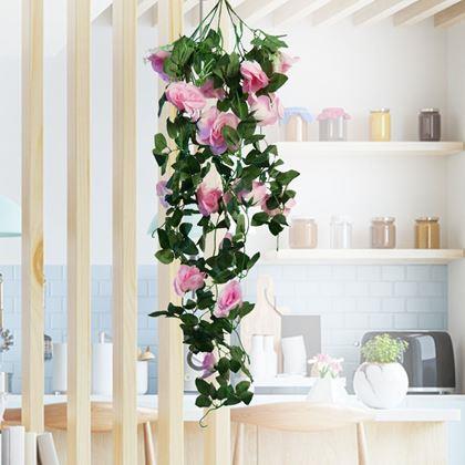 Kép valamiből Műnövény csüngő virág 90 cm -  rózsaszín