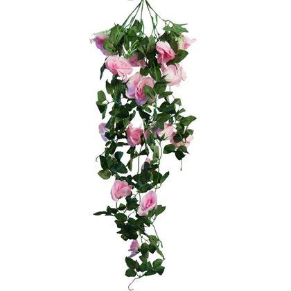 Kép valamiből Műnövény csüngő virág 90 cm -  rózsaszín