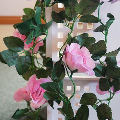 Kép valamiből Műnövény csüngő virág 90 cm -  rózsaszín