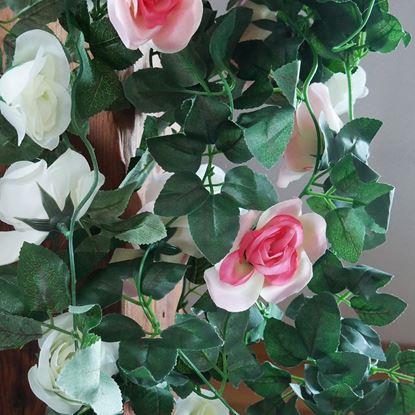 Kép Műnövény csüngő virág 90 cm