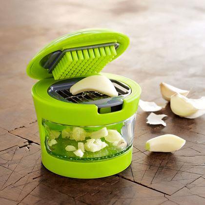 Kép valamiből Kézi fokhagymaszeletelő + 2 feltét