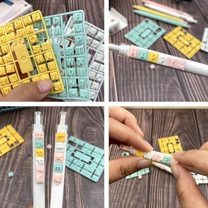 Kép valamiből DIY Toll saját üzenettel, 2 db