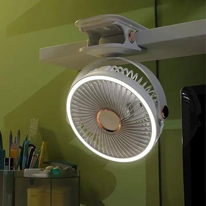 Kép valamiből Hordozható asztali ventilátor csipesszel