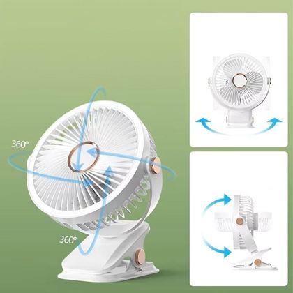 Kép valamiből Hordozható asztali ventilátor csipesszel