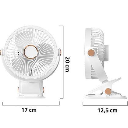 Kép valamiből Hordozható asztali ventilátor csipesszel
