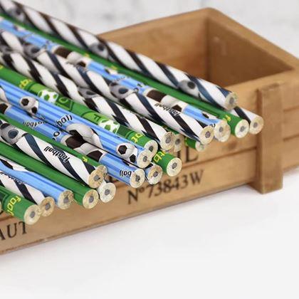 Kép valamiből Focis ceruzák radírral 12 db