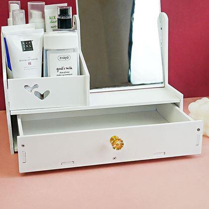 Kép valamiből Kozmetikai rendszerező tükörrel