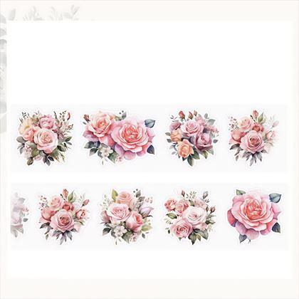 Kép valamiből Dekoratív matricák - rózsa