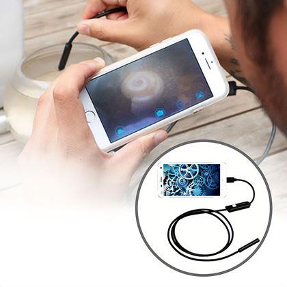 Kép valamiből Endoszkópos ellenőrző kamera VGA 640x480 microUSB/USB-A