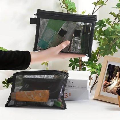 Kép valamiből Átlátszó kozmetikai neszesszer cipzárral