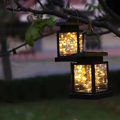 Kép valamiből LED napelemes akasztós lámpás