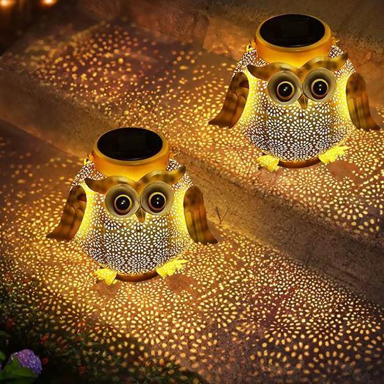 Kép valamiből Napelemes kerti LED lámpa - bagoly