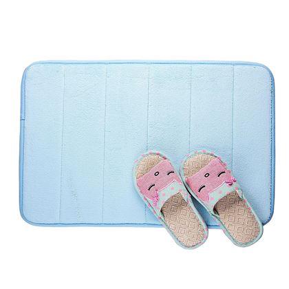 Kép valamiből Csúszásgátló fürdőszobai szőnyeg 40 x 60 cm - kék