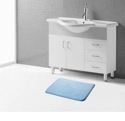 Kép valamiből Csúszásgátló fürdőszobai szőnyeg 40 x 60 cm - kék