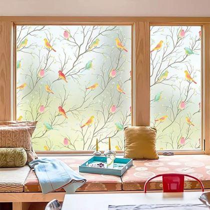 Kép valamiből Dekoratív ablakfólia  -  madarak