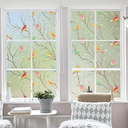 Kép valamiből Dekoratív ablakfólia  -  madarak
