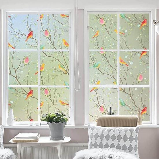 Kép valamiből Dekoratív ablakfólia  -  madarak