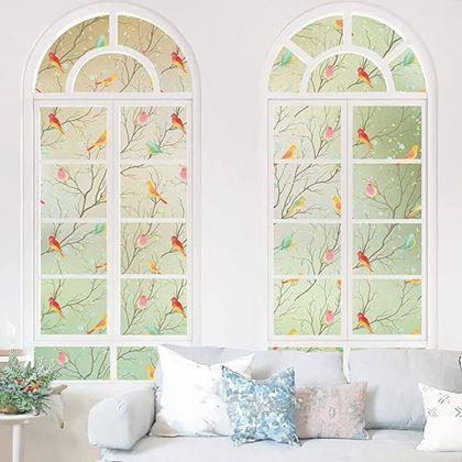 Kép valamiből Dekoratív ablakfólia  -  madarak