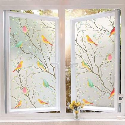 Kép valamiből Dekoratív ablakfólia  -  madarak