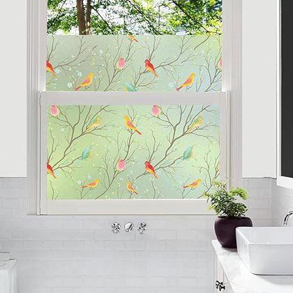 Kép valamiből Dekoratív ablakfólia  -  madarak
