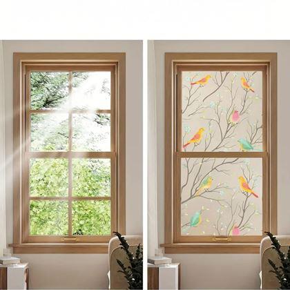 Kép valamiből Dekoratív ablakfólia  -  madarak