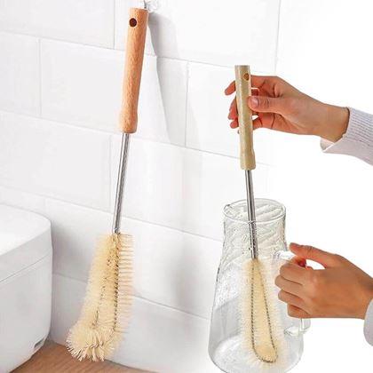 Kép valamiből Fa tisztító üvegkefe fa nyéllel