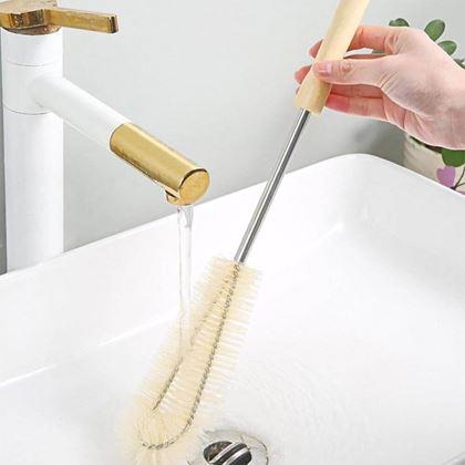 Kép valamiből Fa tisztító üvegkefe fa nyéllel