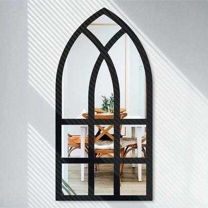 Kép valamiből Ablak alakú, falra ragasztható tükör 44x22 cm