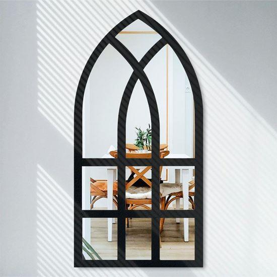 Kép valamiből Ablak alakú, falra ragasztható tükör 44x22 cm