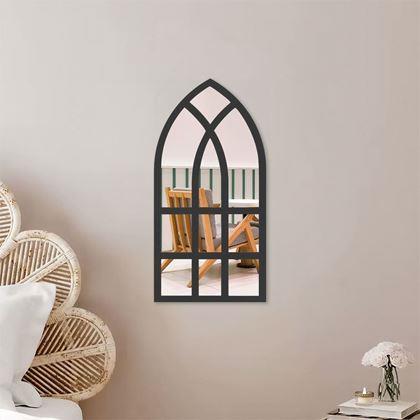 Kép valamiből Ablak alakú, falra ragasztható tükör 44x22 cm