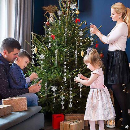 Kép valamiből Karácsonyi díszek 5 db - jégdíszek