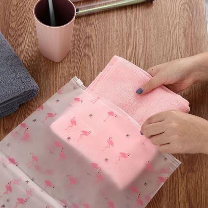 Kép valamiből Vízálló utazótáskák szett  -  flamingó