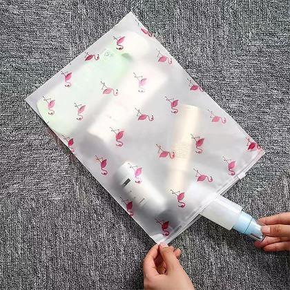 Kép valamiből Vízálló utazótáskák szett  -  flamingó