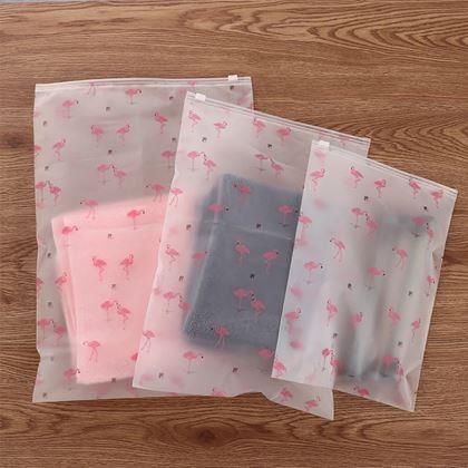 Kép valamiből Vízálló utazótáskák szett  -  flamingó