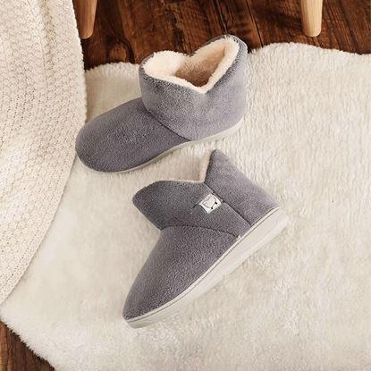 Kép Magas, meleg, bundás mamuszok