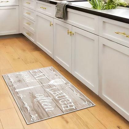 Kép valamiből Csúszásgátló szőnyeg 90x60 cm - Eat Good, Laugh Often