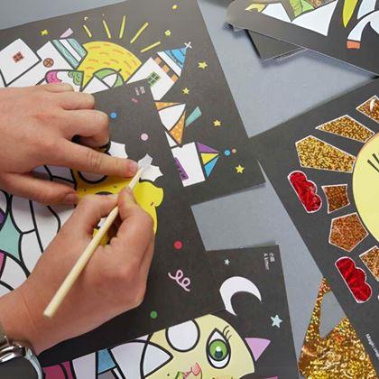 Kép valamiből Csillám festés 15 db