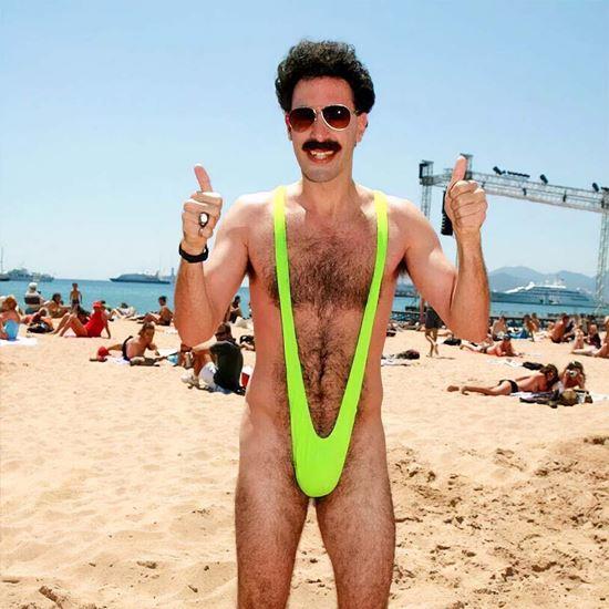 Kép valamiből Borat mankini fürdőruha